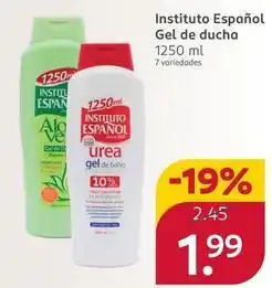 Rossmann Instituto español - gel de ducha oferta