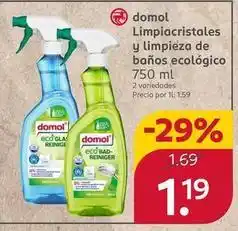 Rossmann Domol - limpiacristales y limpieza de baños ecológico oferta