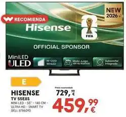 Hisense - tv 55e8s