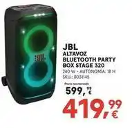 Jbl - altavoz bluetooth party box stage 320