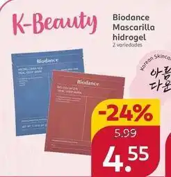 Rossmann Biodamce - mascarilla hidrogel oferta