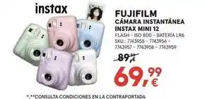 Fujifilm - camara instantanea instax mini 12