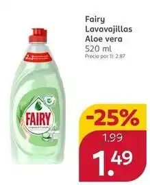 Rossmann Fairy - lavavajillas aloe vera oferta
