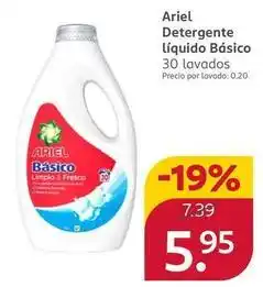 Rossmann Ariel - detergente líquido básico oferta