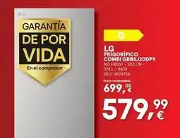 Worten Lg - frigorífico combi gbbs/120dpy oferta