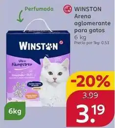Rossmann Winston - arena aglomerante para gatos oferta