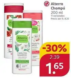 Rossmann Alterra - champú oferta