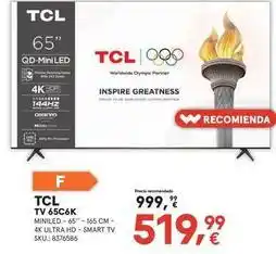 Worten Tcl - tv 65c6k oferta