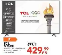Worten Tcl - tv 55c6k oferta