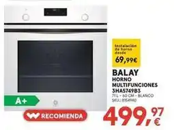 Worten Balay - horno multifunciones 3ha5749b3 oferta