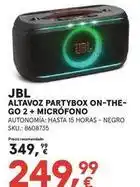 Worten Jbl - altavoz partybox on-the- go 2 + micrófono oferta
