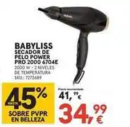 Worten Babyliss - secador de pelo power pro 2000 6704e oferta