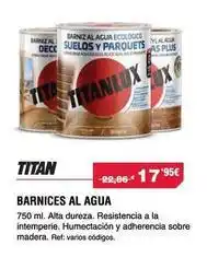 Chafiras Titan - barrices al agua oferta