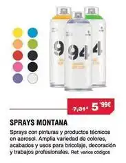 Chafiras Sprays montana oferta