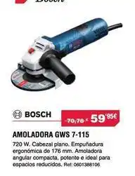 Chafiras Bosch - amoladora gws 5-115 oferta
