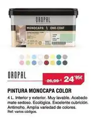 Chafiras Pintura monocapa color oferta