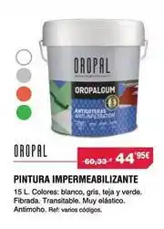 Chafiras Blanco - pintura impermeabilizante oferta