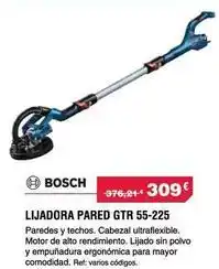 Chafiras Bosch - lijadora pared gtr 55-225 oferta