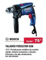 Chafiras Bosch - taladro percutor gsb oferta