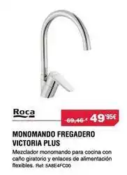 Chafiras Roca - monomando fregadero victoria plus oferta