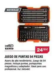 Chafiras Bahco - juego de puntas 54 piezas oferta