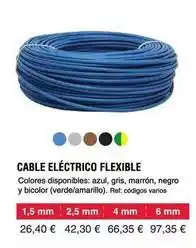 Chafiras Cable eléctrico flexible oferta