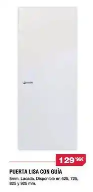 Chafiras Puerta lisa con guía oferta
