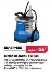Chafiras Super ego - bomba de aguas limplas oferta