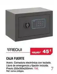 Chafiras Arregui - caja fuerte oferta