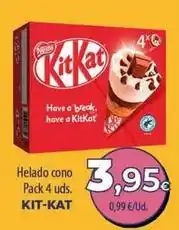 SPAR Lanzarote Kit kat - helado cono oferta