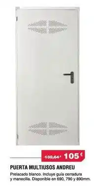 Chafiras Blanco - puerta multiusos oferta