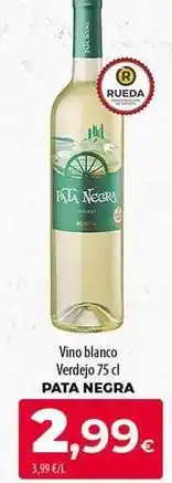 SPAR Lanzarote Pata negra - vino blanco verdejo oferta