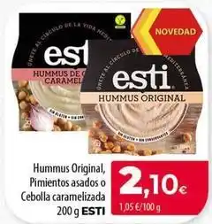 SPAR Lanzarote Hummus original, pimientos asados o cebolla caramelizada oferta