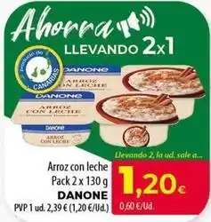 SPAR Lanzarote Danone - arroz con leche oferta