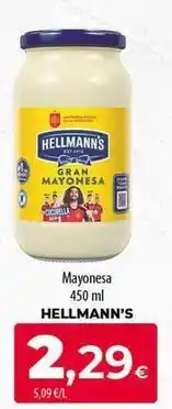 SPAR Lanzarote Hellmann's - mayonesa oferta