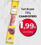 SPAR Lanzarote Campofrío - fuet de pavo oferta