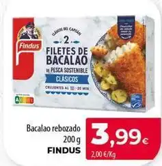 SPAR Lanzarote Findus - bacalao rebozado oferta