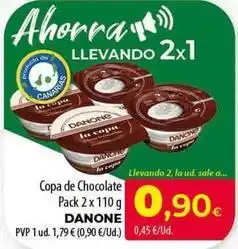 SPAR Lanzarote Danone - copa de chocolate oferta