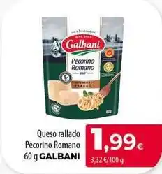SPAR Lanzarote Galbani - queso rallado pecorino romano oferta