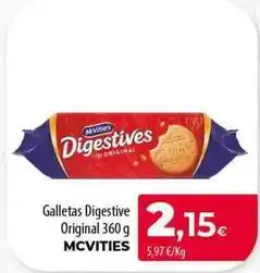 SPAR Lanzarote Mcvitie's - galletas digestive original oferta
