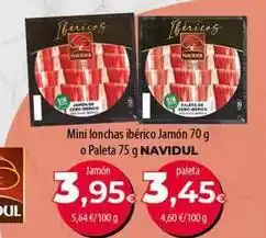 SPAR Lanzarote Navidul - mini lonchas iberico jamón oferta