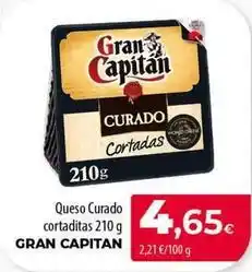 SPAR Lanzarote Gran capitán - queso curado cortaditas oferta