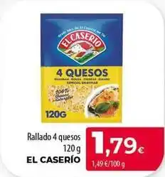 SPAR Lanzarote El caserío - rallado 4 quesos oferta