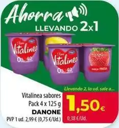Spar La Palma Danone - vitalinea sabores oferta