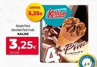 Spar La Palma Kalise - helado pivot chocolate oferta