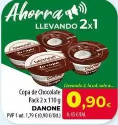 Spar La Palma Danone - copa de chocolate oferta