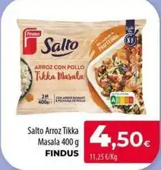 Spar La Palma Findus - salto arroz tikka masala oferta