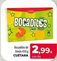 Spar La Palma Cuétara - bocaditos de limón oferta
