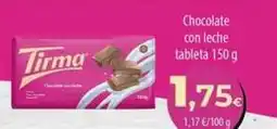 Spar La Palma Tirma - chocolate con leche oferta