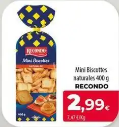 Spar La Palma Recondo - mini biscottes naturales oferta